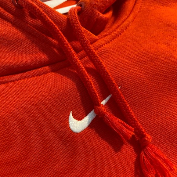 Women's Small Nike Sportswear Collection Essentials Hoodie in Red - Picture 2 of 6